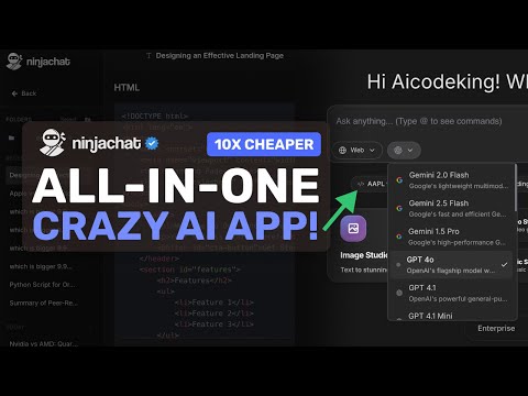 NinjaChat (Upgraded): This is the ONLY 10X CHEAP AI Subscription you NEED! (Claude 4,Veo-3 & MORE)