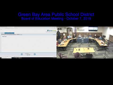 GBAPSD Board of Education Meeting: October 7, 2019