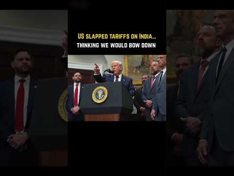 America Slapped tariff's on India because india buy oil from Russia || #shortsfeed #youtubeshorts