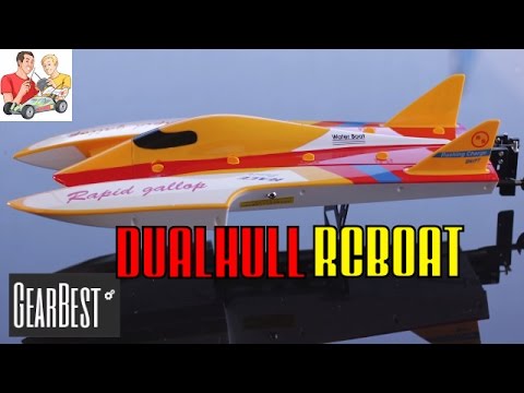 Check out this dual hull brushless RC Boat! - UCFORGItDtqazH7OcBhZdhyg