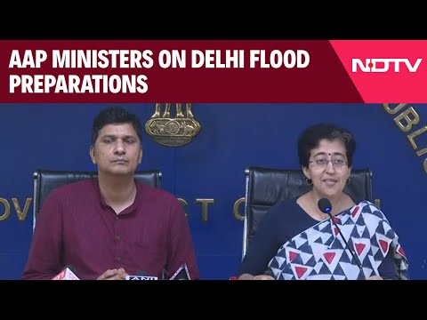 Delhi Flood News | APP Press Conference Of Ministers Atishi, Saurabh Bhardwaj On Flood Preparations