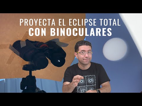 Proyecta el Eclipse Total con Binoculares