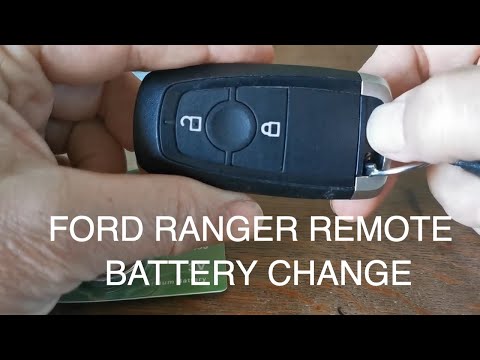 How to replace the battery of the Ford Ranger key remote control - Ford ...