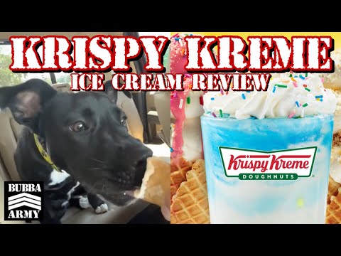 Krispy Kreme's NEW Soft Serve Ice Cream - Bubba's Drive Thru Food Review - #TheBubbaArmy