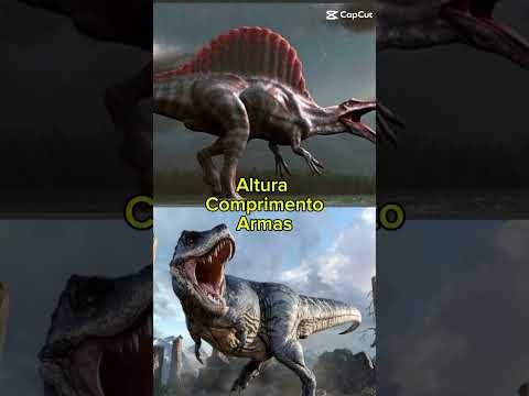 Tiranossauro Rex vs Espinossauro (tyrannosaurus Rex vs spinosaurus) #shorts