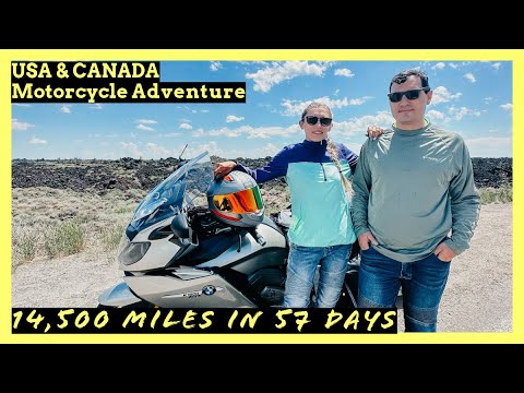 Motorcycle Trip Across the USA & Canada 14,500 miles including Alaska