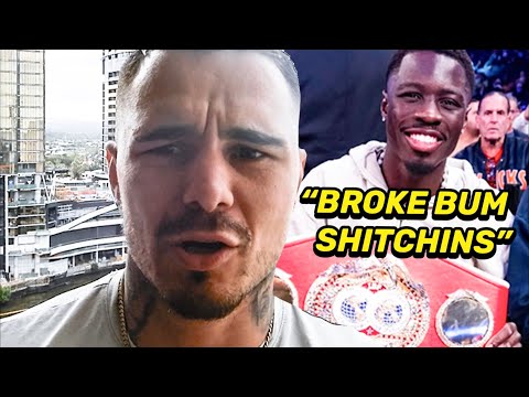 George Kambosos GOES OFF on Richardson “SHITCHINS” & AGREES TO FIGHT in Brooklyn: “BROKE BUM”