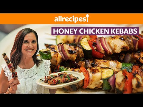 How to Grill Perfect Kebabs | Yummy Honey Chicken Kebabs | Get Cookin? | Allrecipes.com