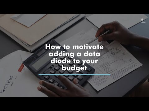 How to motivate adding a data diode to your budget
