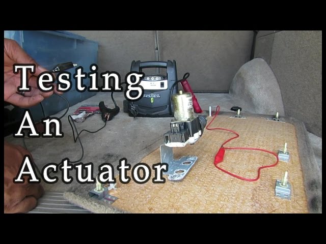 How to Test a Door Lock Actuator