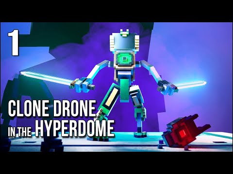 Clone Drone In The Hyperdome | Part 1 | Pixel Combat To ...