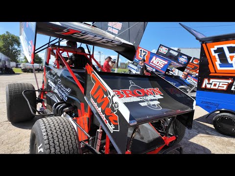 TmezTv Racing i55 with World of Outlaws - dirt track racing video image