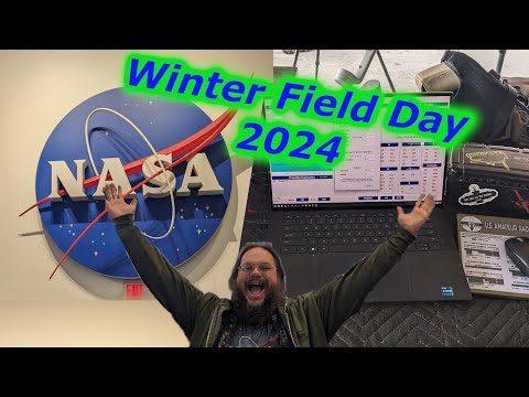 Winter Field Day 2024. Tank Radio Stlye