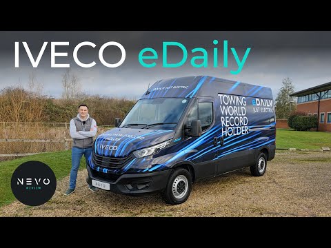 IVECO eDaily Electric Van Review & Drive - It can Tow 3.5 Tonne!