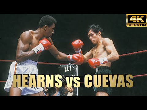 Thomas Hearns DEVASTATING BRUTAL KNOCKOUT Pipino Cuevas | Boxing Fight Highlights | 4K Ultra HD