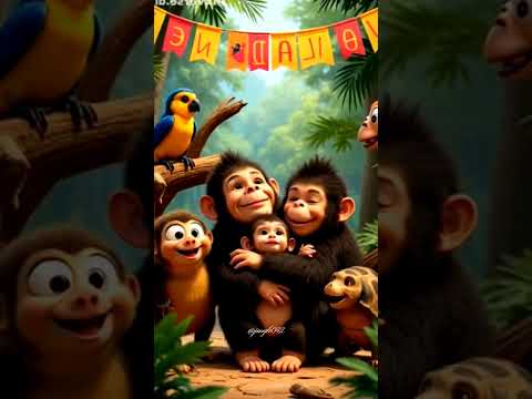 say The tortoise saved the life of the monkey by explaining 😭 jungle animation ❤️#explore #subscribe