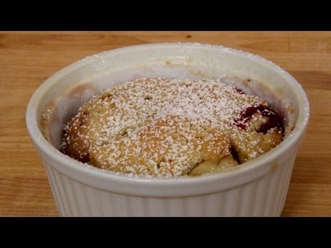 Apple Cranberry Cobbler Recipe - Laura Vitale - Laura in the Kitchen Episode 244 - UCNbngWUqL2eqRw12yAwcICg