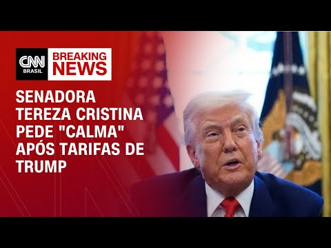 ​Senadora Tereza Cristina pede “calma” depois das tarifas de Trump | CNN ARENA