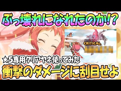 【プリコネR】火力1位になれたのか！？クリスマスアヤネ★５専用装備で使ってみた結果ｗｗ【 プリンセスコネクト！Re:Dive / Princess Connect / 実況】