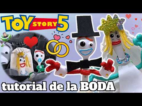 CÓMO HACER la BODA de FORKY & KAREN - TOY STORY 5 | Customs Tutorial - TOY SHOTS (2026)