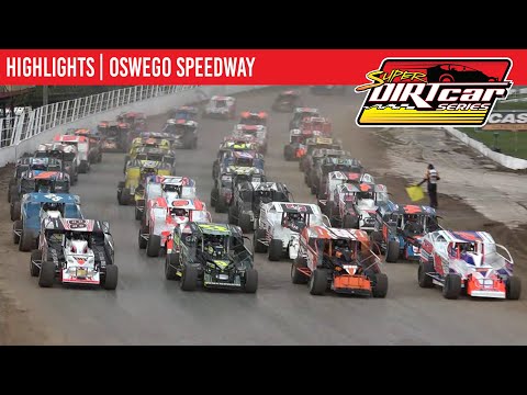 Super DIRTcar Series Big Blocks | Super Dirt Week | Oswego Speedway | October 9, 2023 | HIGHLIGHTS - dirt track racing video image