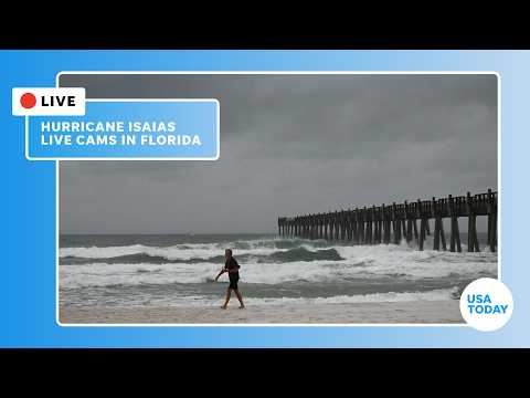 Live: Hurricane Isaias hits Florida and Alabama, EarthCam live videos show