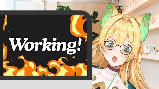 🔴 Working เฝ้าไอด้อนทำงานแบบตาปรือๆ [No Talking...?] 💚