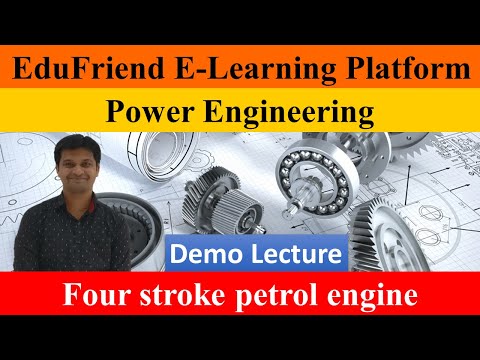 Working Of Four Stroke Petrol Engine | Power Engineering