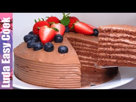 ТОРТ на 8 марта! Шоколадный Торт «МОЛОЧНАЯ ДЕВОЧКА»  | MILKY GIRL CAKE MILCHMÄDCHEN | food channel
