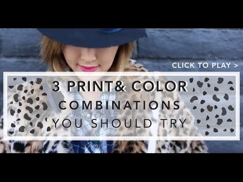 3 Print & Color Combinations You should Try - UCZpNX5RWFt1lx_pYMVq8-9g