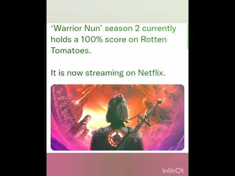 s Warrior Nun’ season 2 currently holds a 100% score on Rotten Tomatoes.