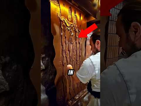 Eating From A Chocolate Waterfall!