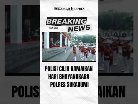 LKBB Polisi Cilik Ramaikan Hari Bhayangkara ke-79 Polres Sukabumi di Palabuhanratu
