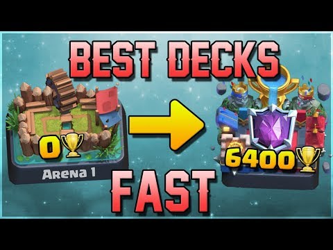 ALL BEST DECKS FOR ALL ARENAS! Clash Royale - Top Decks for Trophy Pushing, Challenges, Tournaments
