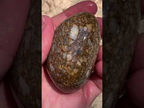 I sanded this rock by hand for 30 days (Before vs After)