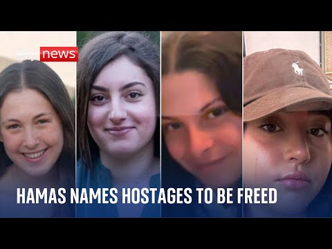 Hamas releases names of four Israeli hostages to be freed
