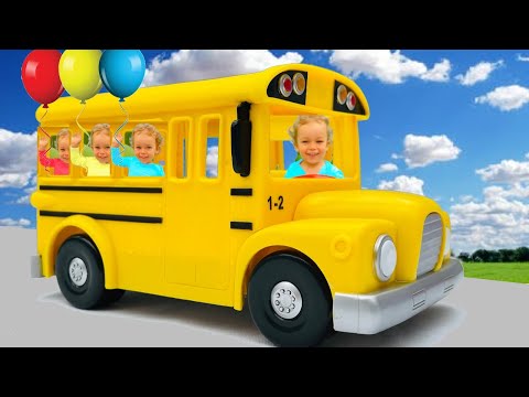 Wheels on the Bus | Troy Time Nursery Rhymes & Kids Songs