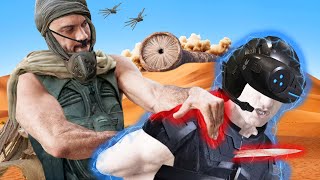 YouTube thumbnail for Stimpee's video titled 'The New Dune Survival Game Goes HARD'