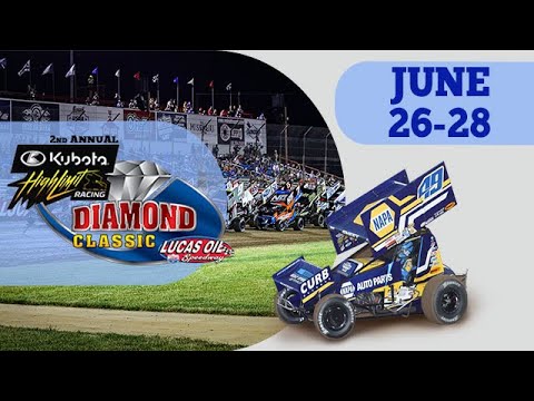 June 26-28, 2025:  2nd Annual Kubota High Limit Racing Diamond Classic - dirt track racing video image