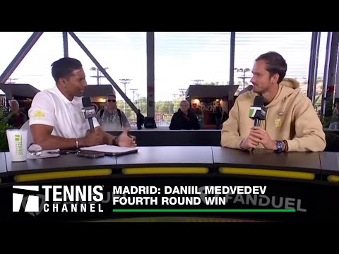 Daniil Medvedev Talks About Playing Doubles With Tommy Paul | 2024 Madrid 4th Round