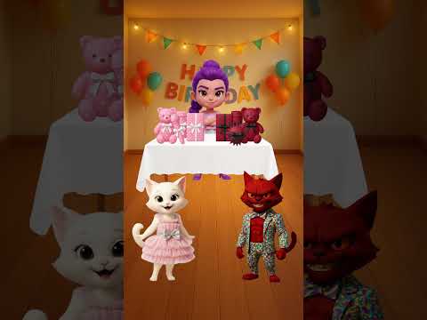 Birthday! Who Gets To Open The Gift First? 😻