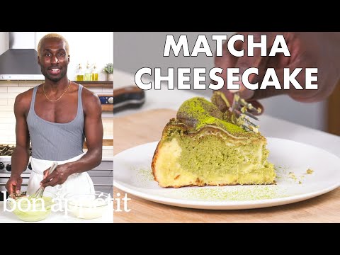 DeVonn Makes Matcha Cheesecake | From the Home Kitchen | Bon Appétit
