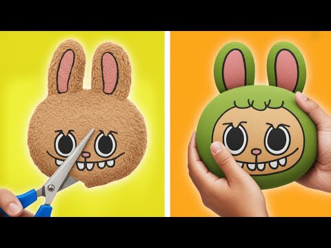 ラブブを作る方法は？😻 123GO! の段ボールを使ったクレイジーな学校ハック