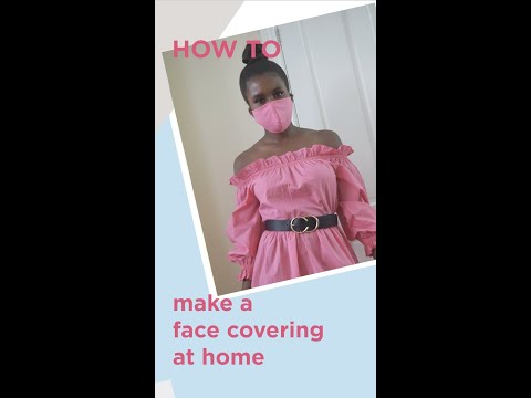 riverisland.com & River Island voucher code video: HOW TO MAKE A FACE COVERING // Islanders At Home // River Island