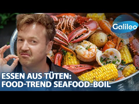 Lecker, ungewöhnlich, authentisch - Seafood-Boil: Hummer, Garnelen & Co. direkt aus der Tüte