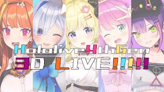 【3DLIVE!!!!!】ホロライブ4期生【桐生ココ/天音かなた/角巻わため/姫森ルーナ/常闇トワ】