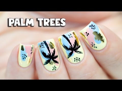 Palm Tree Nail Art | Heroine NYC Summer Delights Collection