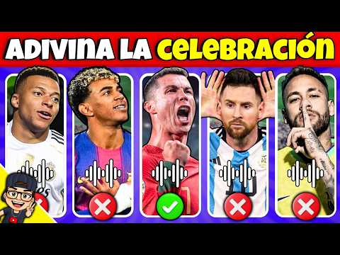 Adivina 16 FUTBOLISTAS Por La CELEBRACIÓN😎❤️Lionel Messi💙Ronaldo❤️Mbappé⚽Celebraciones De Fútbol🎶