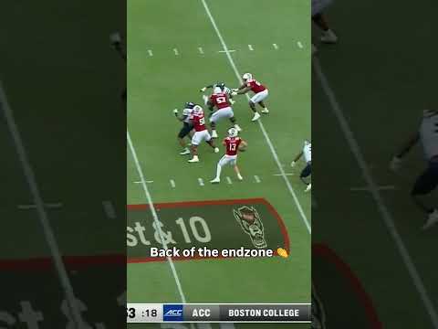 Aired that one out 😱 #ncstate #accfootball #collegefootball