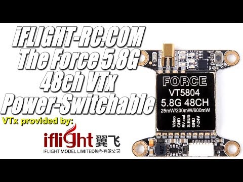 iFlight -RC.com The Force 5.8G Power Switchable VTx Overview and RF Power Tests - UCV57o-UZ3ny_pn5uZTOO5oQ